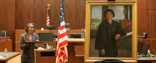 Portrait ceremony for Senior U.S. District Judge Wilhelmina M. Wright